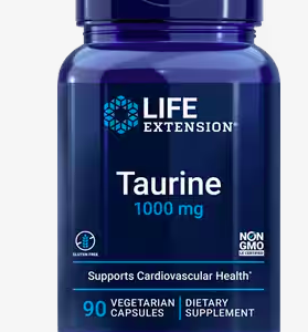 Life Extension Taurine, taurin 1000 mg, 90 rostlinných kapslí
