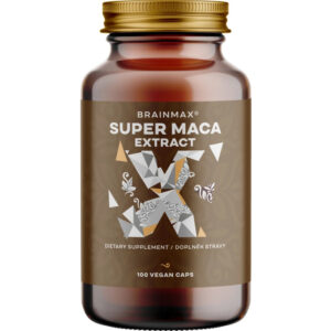 BrainMax Super Maca, extrakt 700 mg, 100 rostlinných kapslí