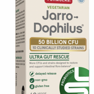 Jarrow-Dophilus Ultra Gut Rescue, laktobacily a bifidobakterie, 10 kmenů, 60 rostlinných kapslí