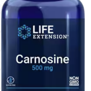 Life Extension Carnosine, karnosin 500 mg, aminokyseliny, 60 rostlinných kapslí