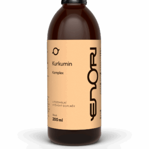 Enori lipozomální Kurkumin, tekutá kurkuma, 200 ml