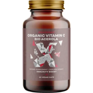 BrainMax Organic Vitamin C z bio aceroly, 60 rostlinných kapslí