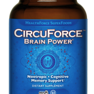 HealthForce CircuForce Brain Power, ginkgo biloba se směsí bylin, 90 rostlinných kapslí