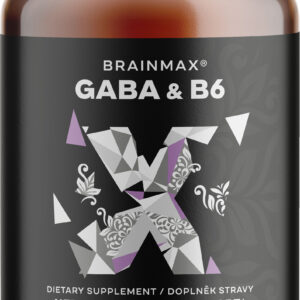 BrainMax GABA a B6, P5P a 700 mg GABA, 100 rostlinných kapslí
