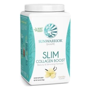 Sunwarrior Slim Collagen, kolagen s vitamínem C, vanilka, 750 g