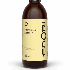 Enori lipozomální vitamín D3 a K2 MK-7, 200 ml