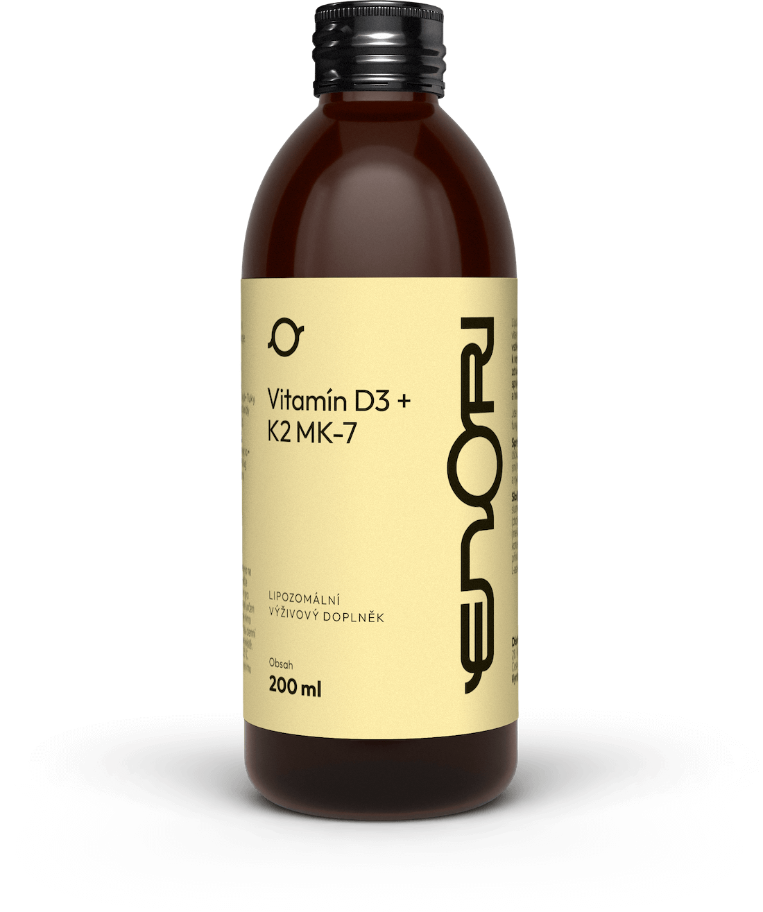 Enori lipozomální vitamín D3 a K2 MK-7, 200 ml