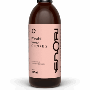 Enori lipozomální železo s vitaminy C, B9 a B12, 200 ml
