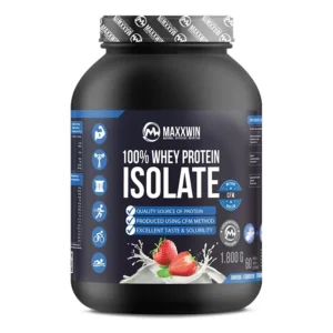 Maxxwin Iso Protein 90, jahoda, 1800 g