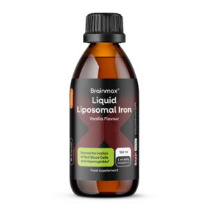 BrainMax Liquid Liposomal Iron, lipozomální železo, 150 ml