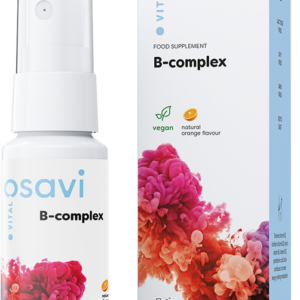 Osavi B-complex Oral Spray, B-komplex ve spreji s pomerančem, 25 ml