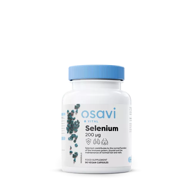 Osavi Selenium, selenomethionin, 200 µg, 90 rostlinných kapslí