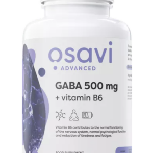 Osavi GABA 500 mg a vitamin B6, pyridoxin, 120 rostlinných kapslí