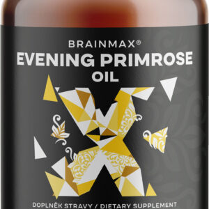BrainMax Evening Primrose Oil, pupalkový olej, 90 rostlinných softgelových kapslí