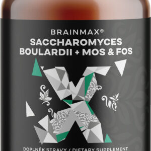 BrainMax Saccharomyces boulardii, cestovní probiotika, 90 rostlinných kapslí