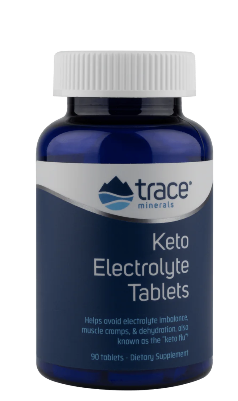 Trace Minerals Keto Electrolyte Tablets, elektrolyty, 90 tablet