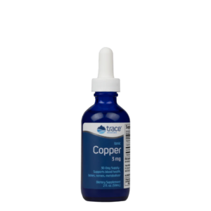 Trace Minerals Ionic Copper, ionizovaná měď 3 mg, 59 ml