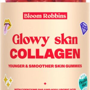 Bloom Robbins Glowy skin, hydrolyzovaný kolagen v gummies, 20 kusů