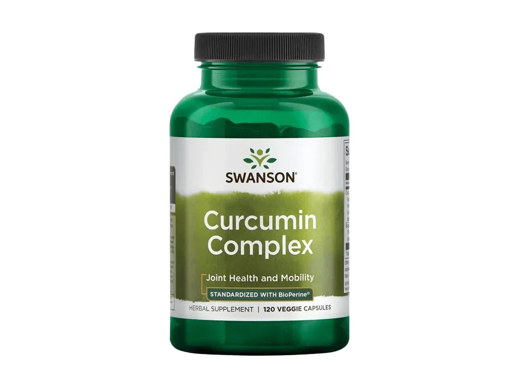 Swanson Curcumin Complex, kurkuma s BioPerine, 350 mg, 120 kapslí