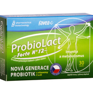 Favea ProbioLact forte N°12, probiotika s prebiotiky, 30 kapslí