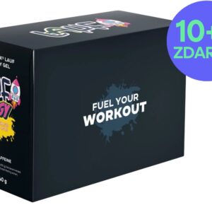 BrainMax Lauf Energy Gel s kofeinem, slané jablko, 12 x 40 g