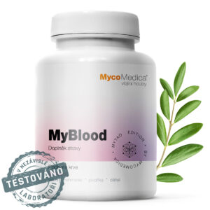 MycoMedica MyBlood, reishi a byliny, 90 rostlinných kapslí