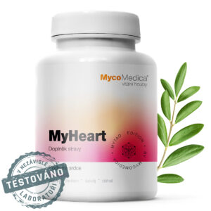 MycoMedica MyHeart, reishi s bylinami, 90 rostlinných kapslí