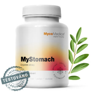 MycoMedica MyStomach, korálovec ježatý s bylinami, 90 rostlinných kapslí