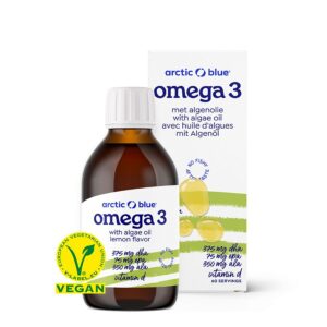 Arctic Blue Vegan Omega 3-6-9 Algae, olej z řas a konopný olej, 150 ml
