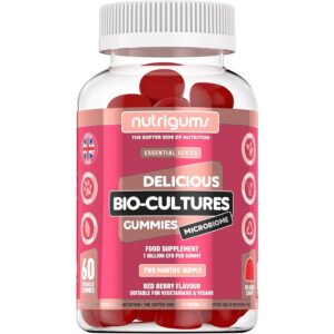 Nutrigums Bio-Cultures Microbiome, laktobacily a bifidobakterie, 60 želé bonbonů