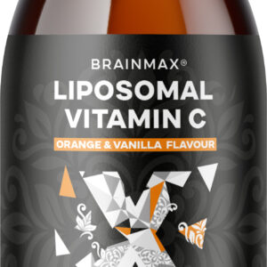 BrainMax Liquid Liposomal Vitamin C, lipozomální vitamín C, pomeranč a vanilka, 250 ml