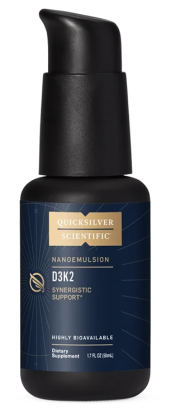 Quicksilver Scientific D3K2, nanoemulze, 50 ml