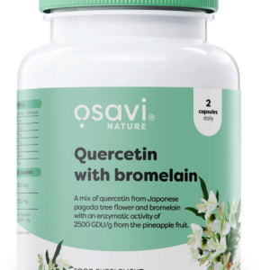 Osavi Quercetin with Bromelain, kvercetin s bromelainem, 60 rostlinných kapslí