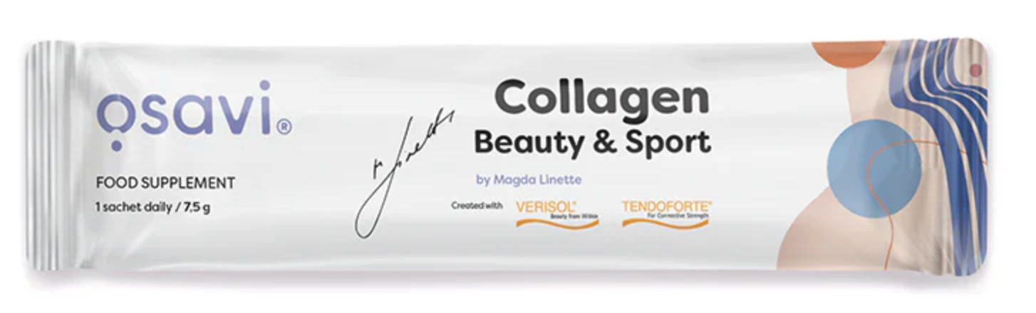 Osavi Collagen Beauty & Sport, kolagenové peptidy VERISOL a TENDOFORTE, sáček 7,5 g