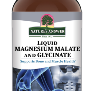 Nature's Answer Liquid Magnesium, hořčík malát a bisglycinát, 480 ml