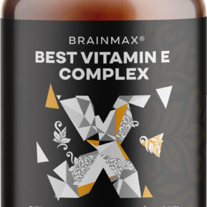 BrainMax Best Vitamin E Complex, tokotrienoly z annatta, 90 kapslí