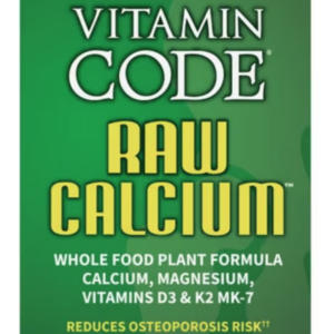 Garden of Life Vitamin Code Raw Calcium, vápník a vitamín D, 120 rostlinných kapslí