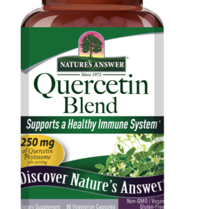 Nature's Answer Quercetin Blend, kvercetin 250 mg, 60 rostlinných kapslí