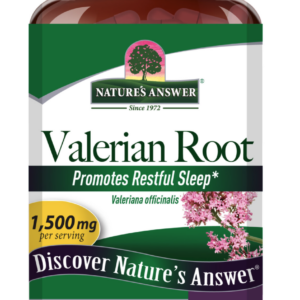 Nature's Answer Valerian Root, kozlík lékařský 1500 mg, 90 kapslí