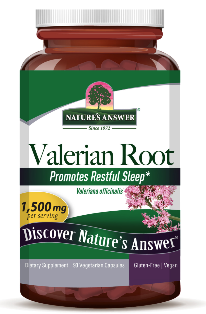 Nature's Answer Valerian Root, kozlík lékařský 1500 mg, 90 kapslí