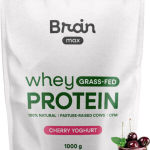 BrainMax Grass-fed Whey Protein, Cherry yoghurt, 1000 g