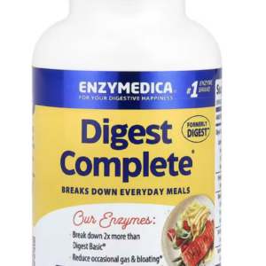 Enzymedica Digest Complete, trávicí enzymy, 90 kapslí