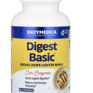 Enzymedica Digest Basic, trávicí enzymy, 90 kapslí