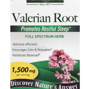 Nature's Answer Valerian Root, kozlík lékařský 1500 mg, 180 kapslí