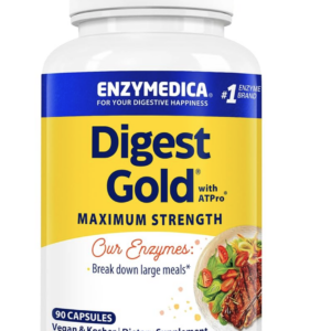 Enzymedica Digest Gold Maximum Strength, trávicí enzymy, 90 kapslí