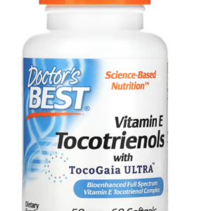 Doctor's Best Vitamin E Tocotrienols, 50 mg, 60 softgel kapslí