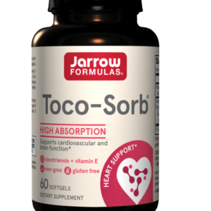 Jarrow Formulas Toco-Sorb, tokoferoly a tokotrienoly, 60 softgel kapslí