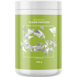 BrainMax Clear Protein, jablko a limetka, 500 g