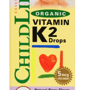 ChildLife Essentials Organic Vitamin K2 MK7, kapky pro děti, lesní plody, 7,5 ml