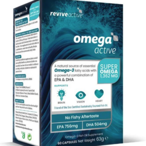 Revive Active Super Omega-3, rybí olej, 60 kapslí